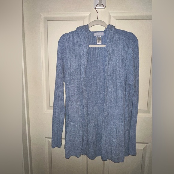 Barefoot Dreams cozychic ultra lite Blue Cardigan XL cozy...